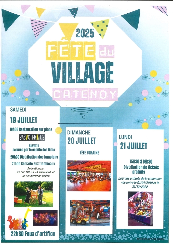 Fête du village de Catenoy — du 19 au 21 juillet 2025